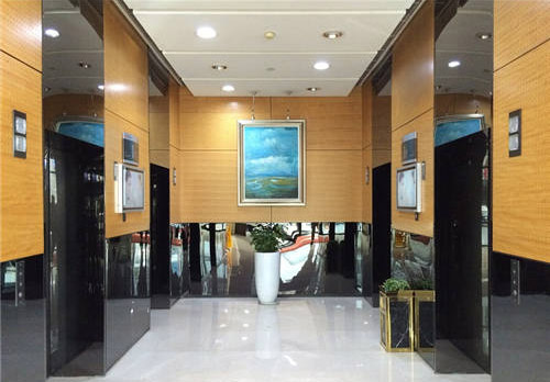 北京国际大厦电梯厅